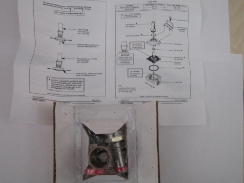 Ремкомплект ASCO электромагнитного клапана №1237037 (#1227035) фото 2